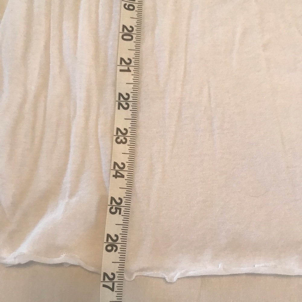 White Ruffled Tee - Picture 2 of 4